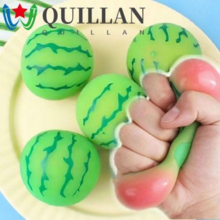 Quillan ลูกบอลบีบแตงโม ผลไม้ประดิษฐ์ ขนาดเล็ก รีบาวด์เร็ว ของเล่นสําหรับเด็ก