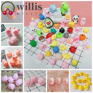 Willis 5 ชิ้น สัตว์ ลอย บีบ ของเล่นอาบน้ํา การ์ตูนสัตว์ เสียงแหลม ของเล่นอาบน้ําเด็ก ยางบีบ ของเล่นเป็ด ของขวัญเด็ก