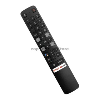 ใหม่ ของแท้ รีโมตคอนโทรล rc901v FMR1 สําหรับ TCL voice LCD LED Netflix YouTube 32a323 75s434 l32s525