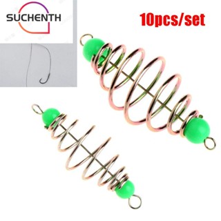 Suchenth 10 ชิ้น / เซต สเตนเลส สไตล์ป้อนมะกอก ระเบิด สปริง ล่อ