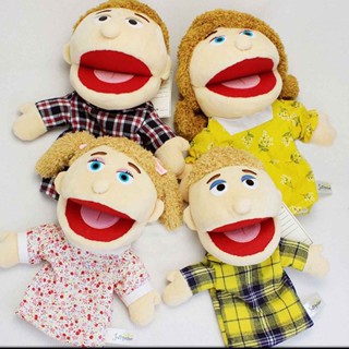 Family Plush Hand Puppets Family Puppet Doll Kid Children Toy Glove Puppet Gift