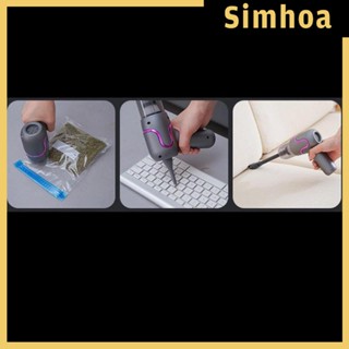 [SIMHOA] เครื่องดูดฝุ่นไร้สาย แบบพกพา สําหรับชั้นวางหนังสือในรถยนต์