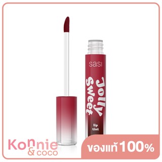 SASI Jolly Sweet Lip Tint 3g #05 Apple Soda ลิปทินท์สูตรน้ำ เนื้อแน่น สีชัด ติดทน เบาสบายปาก.