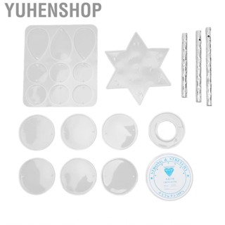 Yuhenshop Silicone Wind Chime Mold Pentagram Craft for Art Decorations