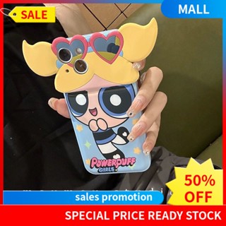 เคสโทรศัพท์มือถือ แบบนิ่ม ลายการ์ตูนอนิเมะ Powerpuff Girls กันกระแทก สําหรับ Iphone 14promax 13 11promax 12 14 13promax 11 12