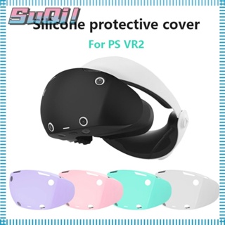 Suqi ฝาครอบป้องกัน แบบนิ่ม แว่นตา VR ป้องกันรอยขีดข่วน สําหรับ PS VR2