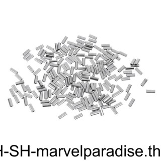 ปลอกเชื่อมต่อสายเบ็ดตกปลา อะลูมิเนียมอัลลอย ขนาด 1 5 มม. 1 2 3 5 200 ชิ้น