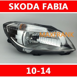 หลอดไฟหน้ารถยนต์ สําหรับ SKODA FABIA 10-14HEADLAMP  HEADLIGHT  LENS HEAD LAMP FRONT LIGHT/HEDA LAMP COVER  ไฟหน้า​ /เลนส์ไฟหน้า/ไฟหน้าสําหรับ/ไฟท้าย/เลนส์ไฟหน้า