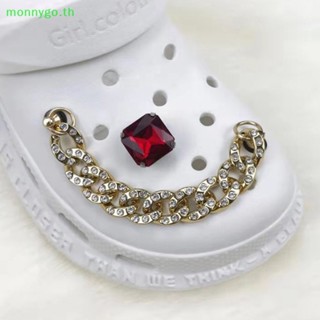 Monnygo จี้โลหะ รูปตัว C สําหรับตกแต่งรองเท้า Croc C