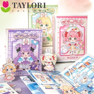 Taylor1 หนังสือแฮนด์เมด 3D ลายการ์ตูน 3D Diy ของเล่นเสริมการเรียนรู้เด็ก