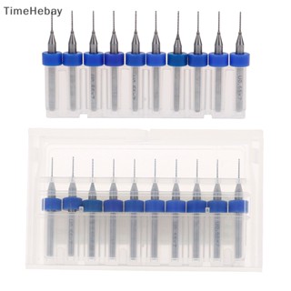 Timehebay แผงวงจรพิมพ์ PCB CNC ไมโครสว่านบิต EN 10 ชิ้น/ชุด