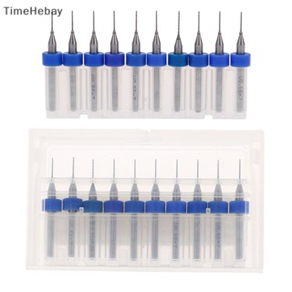 Timehebay แผงวงจรพิมพ์ PCB CNC ไมโครสว่านบิต EN 10 ชิ้น/ชุด