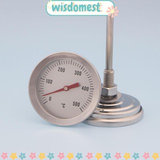 Wisdomest เครื่องวัดอุณหภูมิ สเตนเลส สําหรับย่างบาร์บีคิว