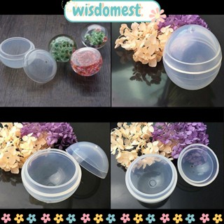 Wisdomest แม่พิมพ์ซิลิโคนเรซิ่น ทรงกลม DIY 5 ขนาด