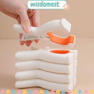 Wisdomest คลิปหนีบเสื้อผ้า พลาสติก กันลม ไม่เป็นรอย