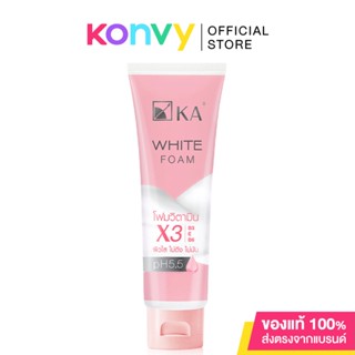 KA White Foam 100g เคเอ โฟมล้างหน้าสูตรไวท์เทนนิ่ง.