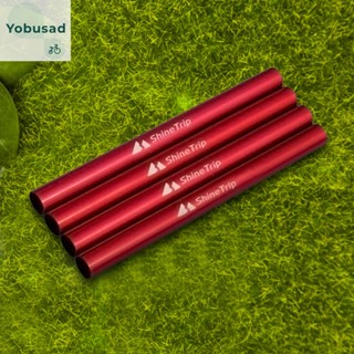 [Yobusad.th] ชุดท่อซ่อมเต็นท์ อลูมิเนียมอัลลอยด์ สําหรับตั้งแคมป์ เดินป่า กันสาด 4 ชิ้น