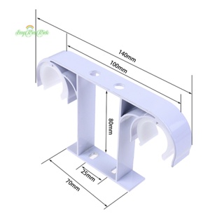 Erck&gt; อุปกรณ์เมาท์ขาตั้งอะลูมิเนียมอัลลอย สําหรับวางราวผ้าม่าน ติดเพดาน