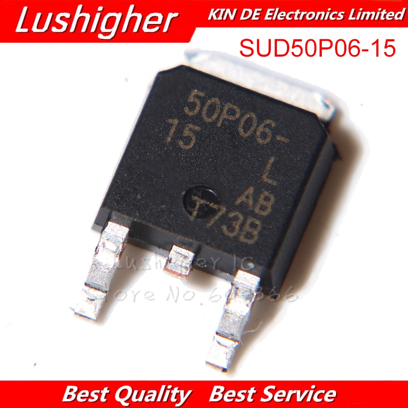 10 ชิ้น SUD50P06-15L SUD50P06-15 ถึง -252 SUD50P06 50P06-15 50P06-15L ถึง 252