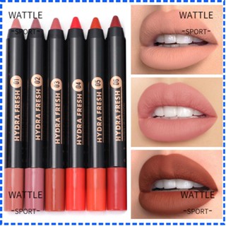 Wattle ลิปสติก เนื้อแมตต์ กํามะหยี่ สีนู้ด ติดทนนาน