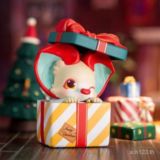 [พร้อมส่ง] ของเล่นฟิกเกอร์ YOKI Christmas Series Mystery Box POPMART ของขวัญสร้างสรรค์