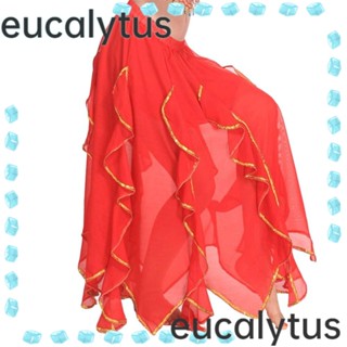 Eucalytus1 กระโปรงเต้นรําหน้าท้อง ผ้าชีฟอง กันแดด