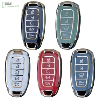 [ISHOWMAL-TH]Key Fob Cover Key Fob Case TPU Key Fob Remote Flip 7 Buttons Car For Festa Ix35-New In 9-