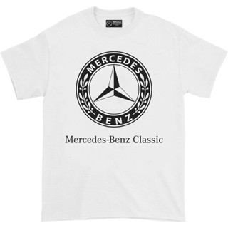 เสื้อยืดคอกลม แขนสั้น ผ้าฝ้าย 100% พิมพ์ลาย Mercedes-Benz Benz พลัสไซซ์ สําหรับผู้ชาย