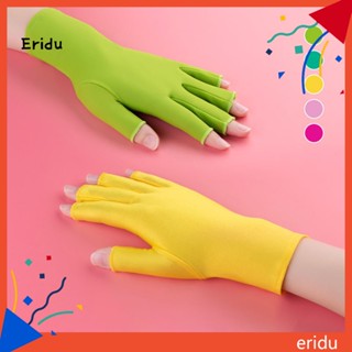 [ER] ถุงมือเป่าเล็บ ป้องกันรังสียูวี ติดทนนาน สําหรับร้านทําเล็บ 1 คู่