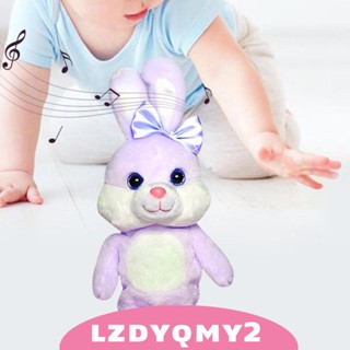 [Lzdyqmy2] ตุ๊กตากระต่ายไฟฟ้า แบบโต้ตอบ สําหรับตกแต่งบ้าน