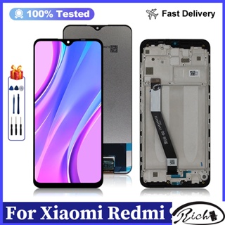 อะไหล่หน้าจอสัมผัส LCD แบบเปลี่ยน สําหรับ Xiaomi Redmi 9 Redmi 9 M2004J19AG M2004J19C