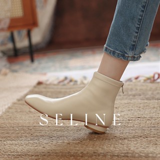 SELINE  แฟชั่นรองเท้า บูท รองเท้าบูทยาว ไซส์ใหญ่ รองเท้า boots เป็นตัวของตัวเอง ขี้ขลาด ด้านล่างดูดซับแรงกระแทก เหมาะสม  รุ่นใหม่ Stylish ทันสมัย Unique FBL23903A4 37Z230910