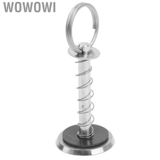 Wowowi Marine Hatch Cover Pull Handle 2.16 Inch Length Rust Proof with Hidden Spring Pin Button for Boat Yacht