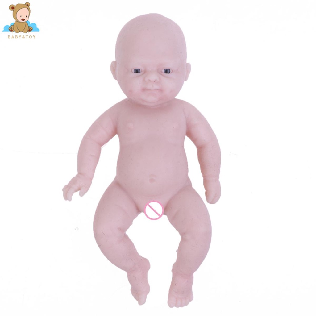 ตุ๊กตาเด็กทารกแรกเกิด ซิลิโคน ขนาดเล็ก 4.33 นิ้ว สําหรับเด็ก SHOPSKC1800