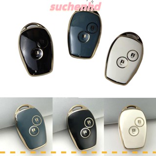 Suchenhd ปลอกกุญแจรถยนต์ 2 ปุ่ม สําหรับ Renault Megane Modus Espace Laguna Douster Logan DACIA Sandero