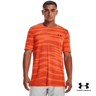 Under Armour Mens UA Seamless Wave Short Sleeve อันเดอร์ อาร์เมอร์ เสื้อแขนสั้น UA Seamless Wave สำหรับผู้ชาย