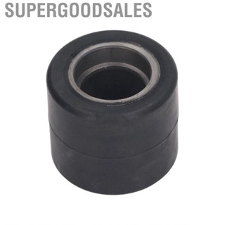 Supergoodsales Truck Load Wheel 80 X 70mm Stainless Steel Rubber Scratch Free Tyre Replacement for 6024 Bearing Supplies