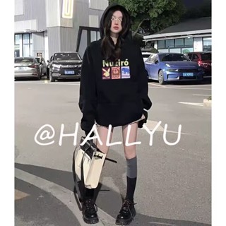 HALLYU เสื้อกันหนาว เสื้อฮู้ด ทนทาน unique trendy สบาย WWY23909RO37Z230912