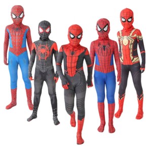 ชุดบอดี้สูทคอสเพลย์ Spiderman Kanak Avengers Marvel Spider Man Baju Budak Lelaki Superhero สําหรับเด็กผู้ชาย