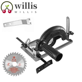 Willis อุปกรณ์แปลงมุมเครื่องเจียรไฟฟ้า ทรงกลม กันฝุ่น|0-45° ฐานเลื่อยวงเดือน สําหรับงานไม้