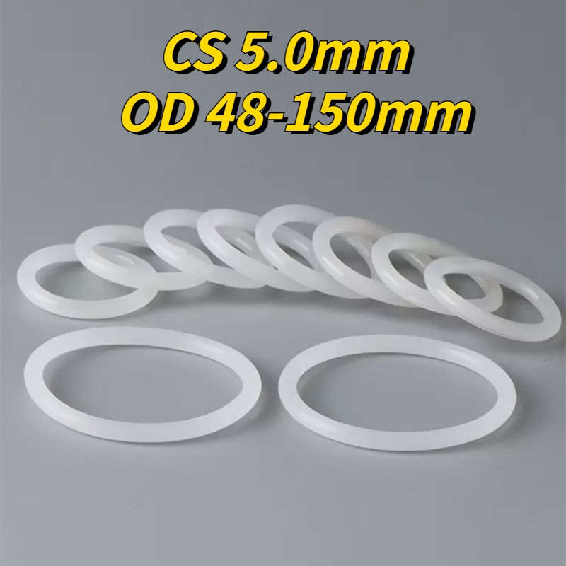 แหวนยางซิลิโคน โอริง เกรดอาหาร Cs5.0 มม. ทนความร้อนสูง