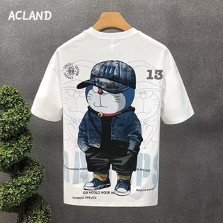 Acland เสื้อยืดผู้ชาย ผู้ชายเสื้อเชิ้ต เสื้อยืด ผ้านุ่ม ใส่สบาย ไม่หด ไม่ต้องรีด MTX2390KF7 37Z230913