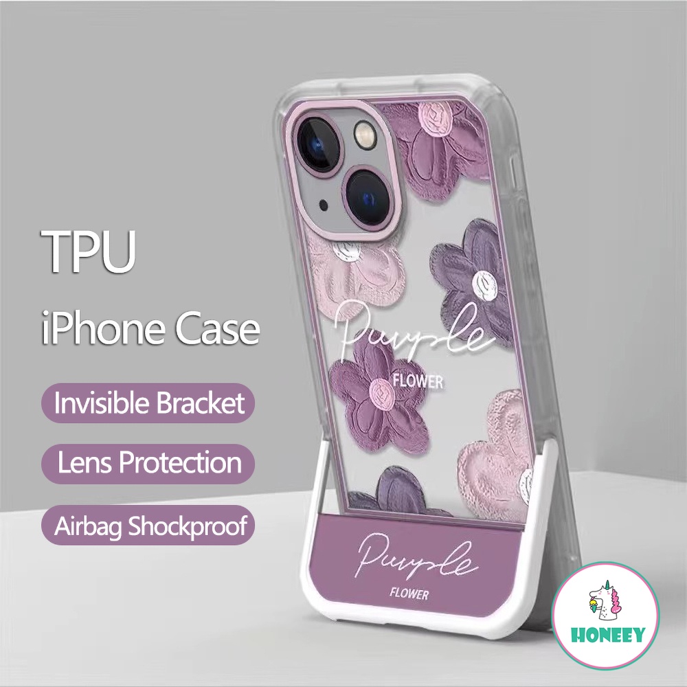 ที่มองไม่เห็นยืนเคสโทรศัพท์สําหรับ ไอโฟน 17 16 15 14 13 12 มือโปร สูงสุด 16 15 14 บวก 13 11 รวมทุกอย่างกล้องถุงลมนิรภัยฝาครอบป้องกัน