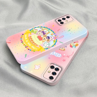 เคสโทรศัพท์มือถือ PC แข็ง ปิดด้านหลัง ลายหมีดัฟฟี่น่ารัก แวววาว สําหรับ Samsung Galaxy A51 M40S A52 A53 A13 A04S A12 A12s A11 A04 A02 A02S A03