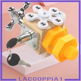 [Lacooppia1] ลูกบาศก์ไม้ ของเล่นเสริมประสาทสัมผัส สําหรับเด็กวัยหัดเดิน 18-36 เดือน