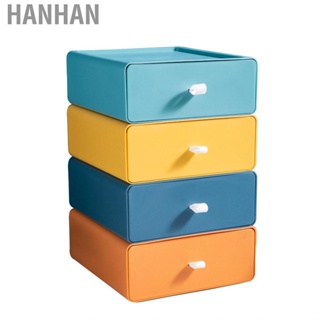 Hanhan Desktop Storage Box Drawer Design Strong Load Bearing Stackable Organizer for Stationery