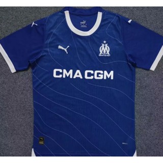 เสื้อเชิ้ต ลาย Marseille Home Fans 2324 คุณภาพสูง AAA+