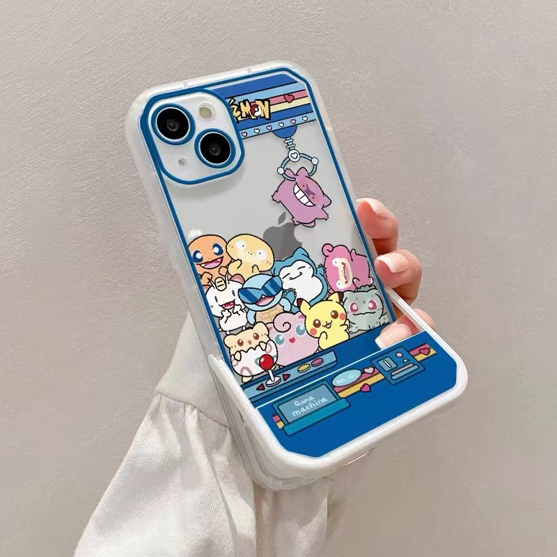 เคสโทรศัพท์มือถือ ลายโปเกม่อน เครน แบบพับได้ สําหรับ iPhone 13 Pro 12 11pro 14plus 7plus 8plus 6 6s Plus Xs XR Max SE 2