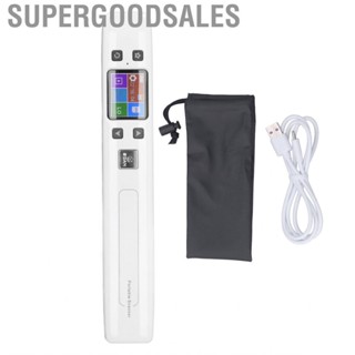 Supergoodsales Photo Scanning Device  Portable  900mAh  Good Compatibility HD Color Screen Zero Edge Distance for Home School Office