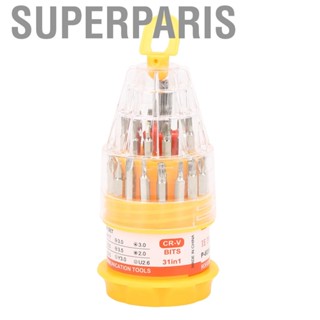 Superparis 31 in 1 Screwdriver Set Magnetic Bits for 3D Printer Home Essential  Tool Phone